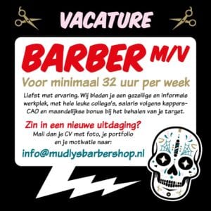 Mudly's Barbershop - Vacature Barber